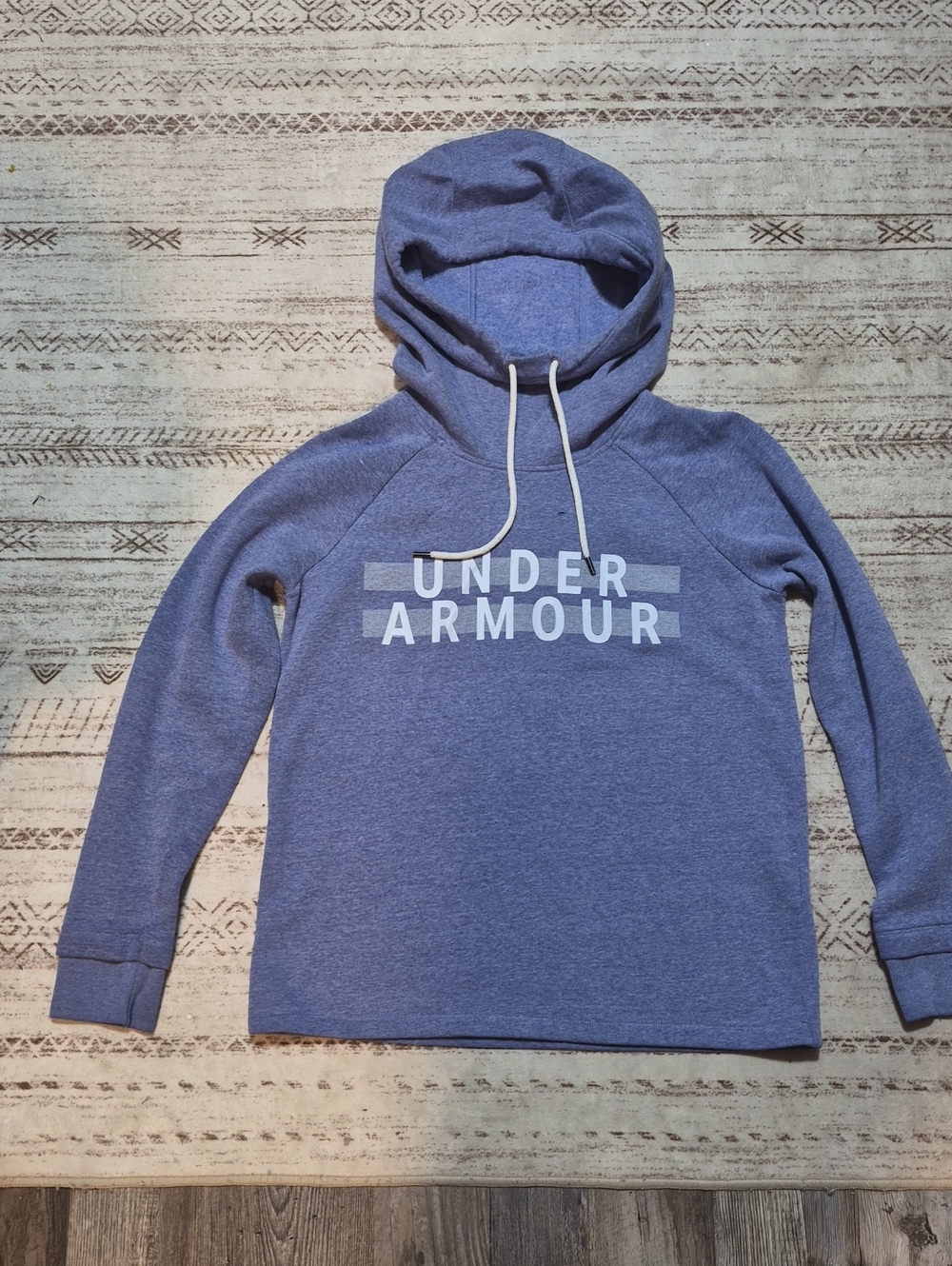 Under Armour Men's Heather Blue Pullover Hoodie